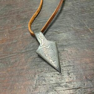 Damascus Odin’s Spear Necklace