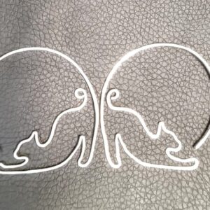 Downward Cat Earrings