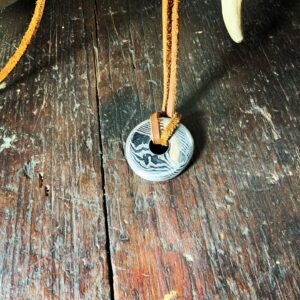 Damascus Annulus Necklace